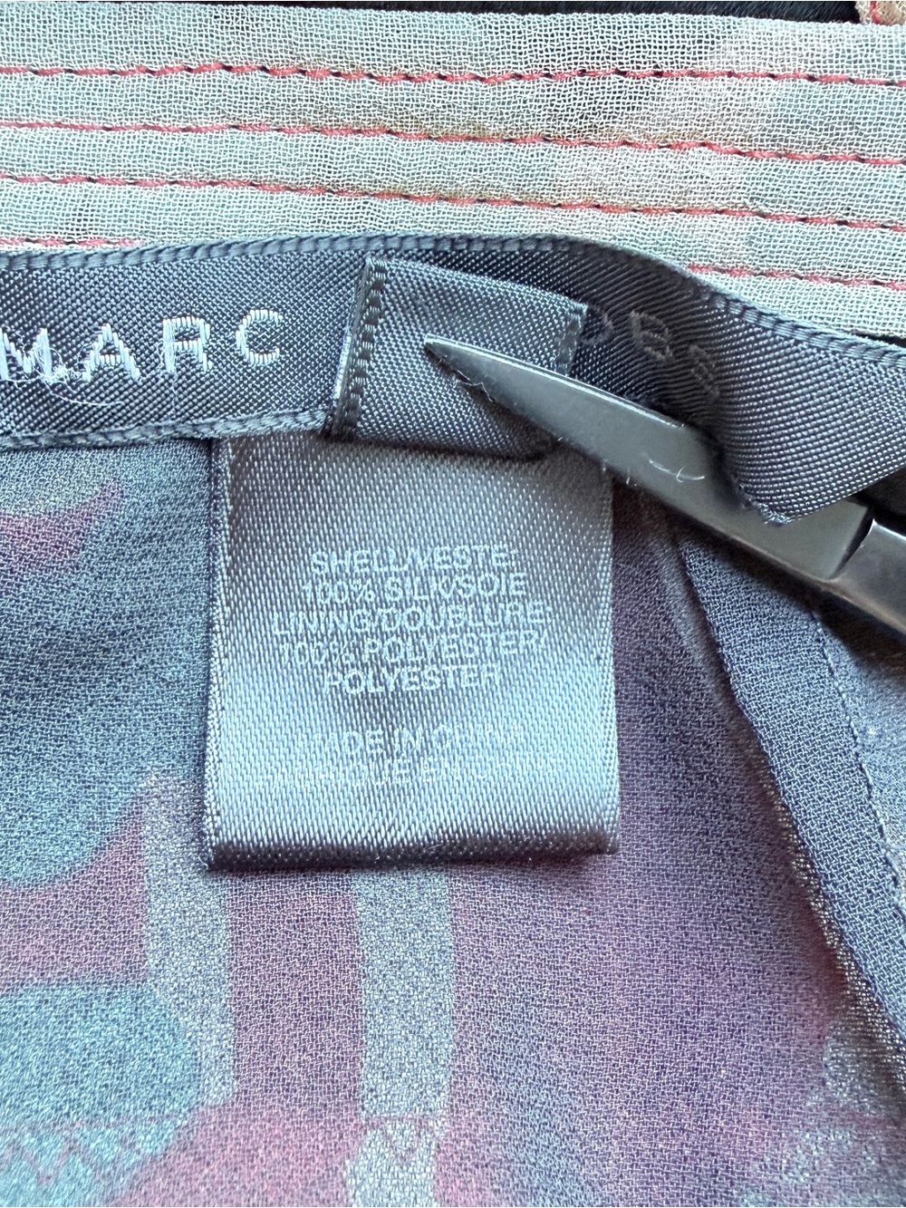 Marc Jacobs Y2K 100% Silk Tiered Ruffle Mini Skirt Abstract Floral Print Size 4 - Picture 14 of 16